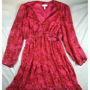 Sofia Jeans Floral Cutout Maxi Dress Large